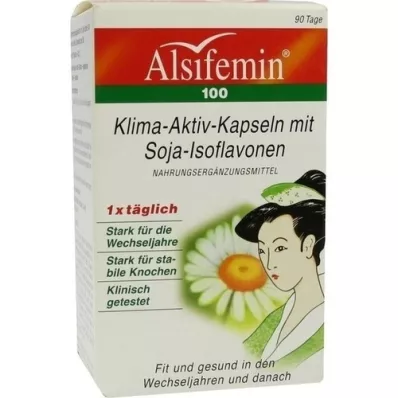 ALSIFEMIN 100 Climate-Active su soja 1x1 kapsulės, 90 kapsulių