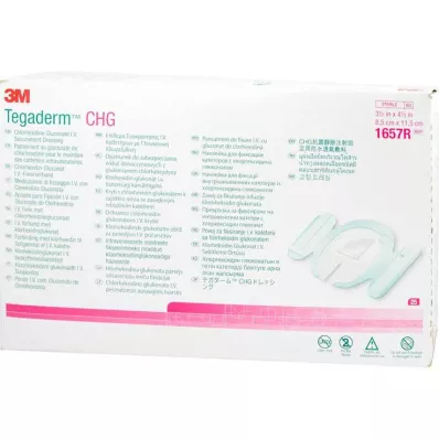 Tegaderm 3M Chg i.v.Tvirtinimo juosta 8,5x11,5cm 1657R, 25 vnt
