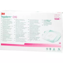 TEGADERM 3M CHG I.V. fiksacinis tvarstis 10x12 cm 1658R, 25 vnt