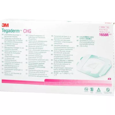 Tegaderm 3M Chg i.v.Tvirtinimo juosta 10x12cm 1658R, 25 vnt