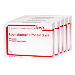 LOPHAKOMP Prokaino 2 ml injekcinis tirpalas, 50X2 ml