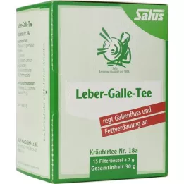 LEBER GALLE-Arbatos žolelių arbata Nr. 18a Salus filtravimo audiniai, 15 vnt