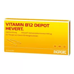 VITAMIN B12 DEPOT Hevert ampulės, 10 vnt