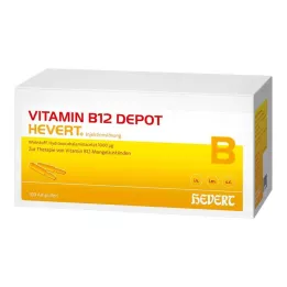 VITAMIN B12 DEPOT Hevert ampulės, 100 vnt