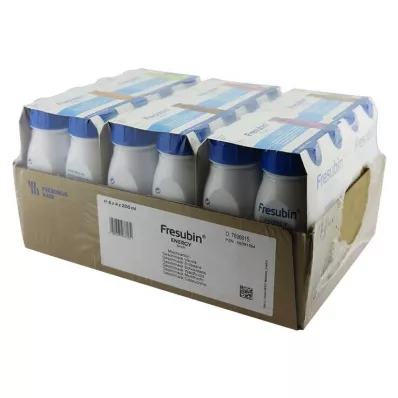 FRESUBIN ENERGY DRINK Mišrus kartoninis gertuvės butelis 6X4X200 ml FRESUBIN ENERGY DRINK Mišrus kartoninis gertuvės butelis 6X4X200 ml