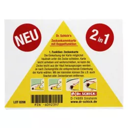 TICK CHAMBER CARD, 1 vnt