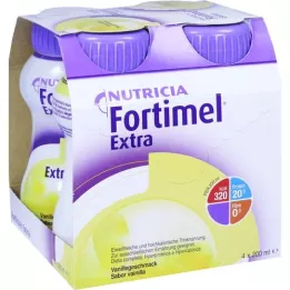 FORTIMEL Ekstra vanilės skonio, 4X200 ml