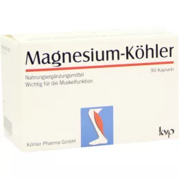 MAGNESIUM KÖHLER Kapsulės, 1X90 vnt