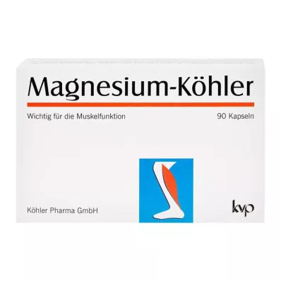 MAGNESIUM KÖHLER Kapsulės, 1X90 vnt
