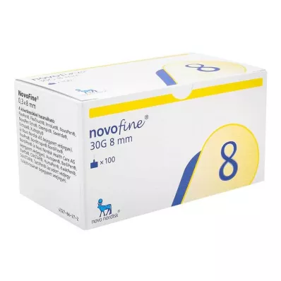 NOVOFINE 8 adatos 0,30x8 mm, 100 vnt NOVOFINE 8 adatos 0,30x8 mm, 100 vnt