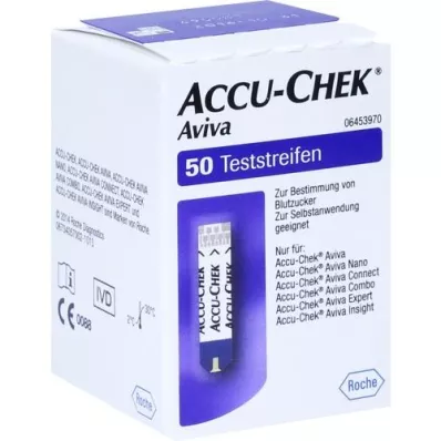 ACCU-CHEK Aviva testų juostelės Plasma II, 1X50 vnt