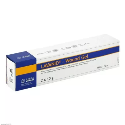 LAVANID Žaizdų gelis, 2X10 g LAVANID Žaizdų gelis, 2X10 g