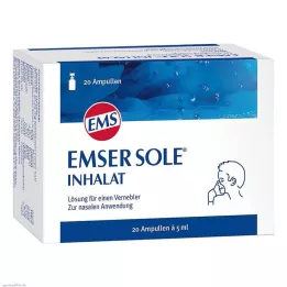 EMSER Sūrus inhaliacinis tirpalas inhaliatoriui, 20 vnt