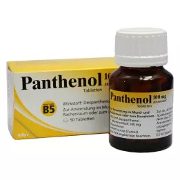 PANTHENOL 100 mg Jenapharm tabletės, 50 vnt