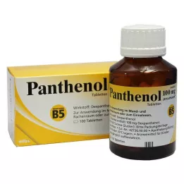 PANTHENOL 100 mg Jenapharm tabletės, 100 vnt