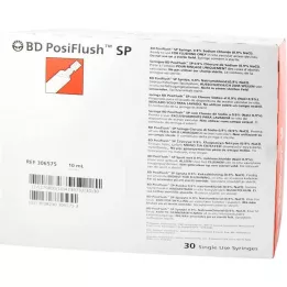 BD POSIFLUSH SP Praplovimo sistemos iš anksto užpildyti švirkštai, 30X10 ml