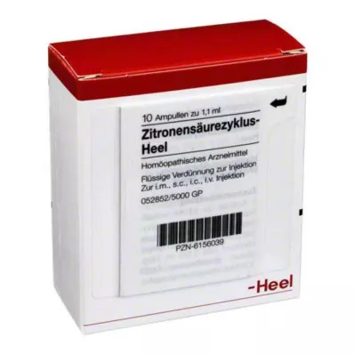 ZITRONENSÄUREZYKLUS Kulno ampulės, 10 vnt