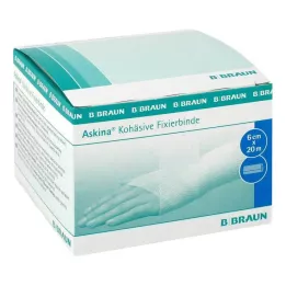ASKINA Fiksacinis tvarstis 6 cmx20 m, 1 vnt