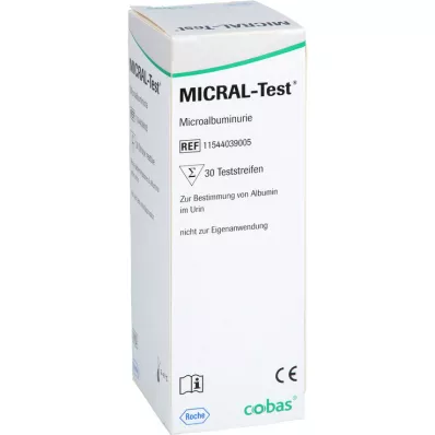 MICRAL Testas II Testo juostelės, 30 vnt MICRAL Testas II Testo juostelės, 30 vnt