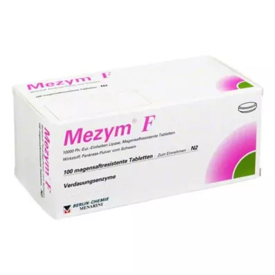 Mezym F skrandyje neirios tabletės, 100 vnt