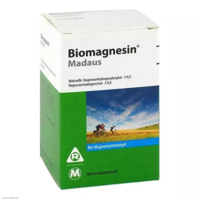 BIOMAGNESIN Madaus pastilės, 200 vnt