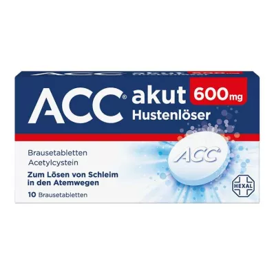 ACC Acute 600 šnypščiančiųjų tablečių, 10 vnt ACC Acute 600 šnypščiančiųjų tablečių, 10 vnt
