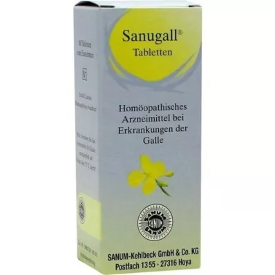 SANUGALL Tabletės, 80 vnt