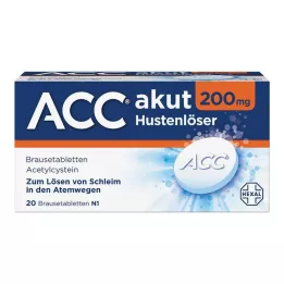 ACC ūmus 200 putojančių tablečių, 20 vnt