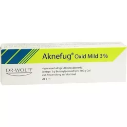 AKNEFUG švelnus 3 % oksido gelis, 25 g