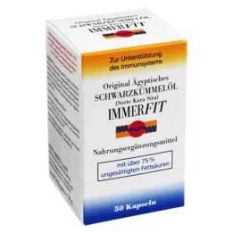 SCHWARZKÜMMELÖL Immerfit kapsulės, 50 kapsulių