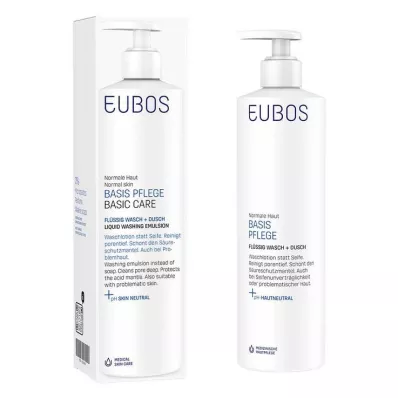 EUBOS FLÜSSIG mėlyna bekvapė su dozatoriumi, 400 ml EUBOS FLÜSSIG mėlyna bekvapė su dozatoriumi, 400 ml