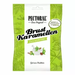 PECTORAL Krūties karamelės be cukraus, 60 g