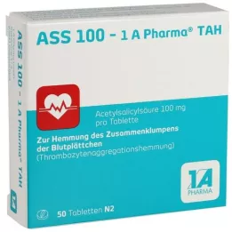 ASS 100-1A Pharma TAH Tabletės, 50 vnt