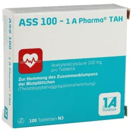 ASS 100-1A Pharma TAH Tabletės, 100 vnt
