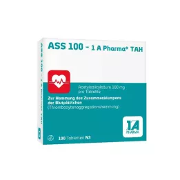 ASS 100-1A Pharma TAH Tabletės, 100 vnt