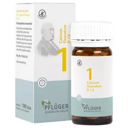 BIOCHEMIE Pflüger 1 Calcium fluoratum D 12 tablečių, 100 vnt