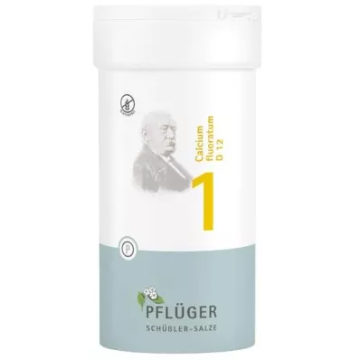 BIOCHEMIE Pflüger 1 Calcium fluoratum D 12 tablečių, 400 vnt