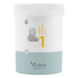 BIOCHEMIE Pflüger 1 Calcium fluoratum D 12 tablečių, 1000 vnt