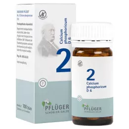 BIOCHEMIE Pflüger 2 Calcium phosphoricum D 6 tabletės, 100 vnt