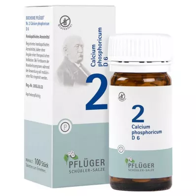 Biochemistry Pflueger 2 Calcium phosphoricum D 6 tabletės, 100 vnt