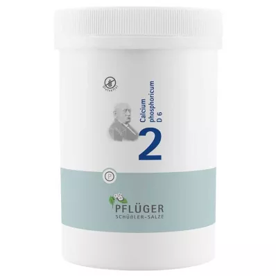 BIOCHEMIE Pflüger 2 Calcium phosphoricum D 6 tabletės, 4000 vnt
