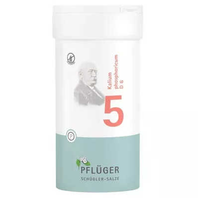 BIOCHEMIE Pflüger 5 Potassium phosphoricum D 6 tabletės, 400 vnt