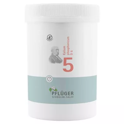 BIOCHEMIE Pflüger 5 Potassium phosphoricum D 6 tabletės, 4000 vnt BIOCHEMIE Pflüger 5 Potassium phosphoricum D 6 tabletės, 4000 vnt