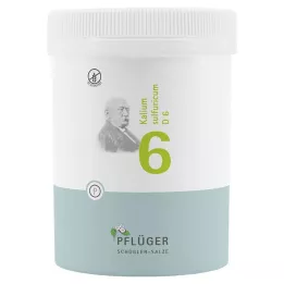 BIOCHEMIE Pflüger 6 Potassium sulphuricum D 6 tabletės, 1000 vnt