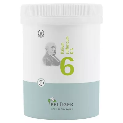 Biochemija Pflueger 6 Kalium sulfuricum D 6 tabletės, 1000 vnt