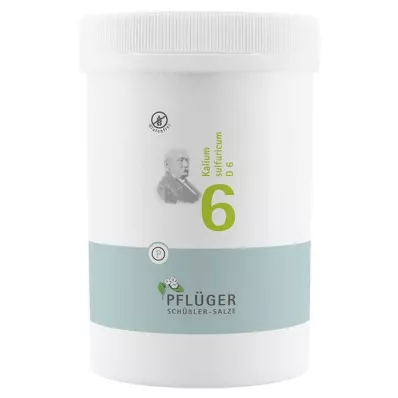 Biochemija Pflueger 6 Kalium sulfuricum D 6 tabletės, 4000 vnt Biochemija Pflueger 6 Kalium sulfuricum D 6 tabletės, 4000 vnt