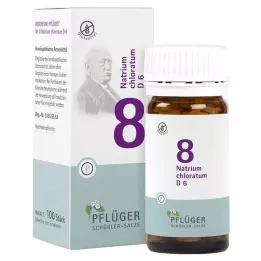 BIOCHEMIE Pflüger 8 Natrium chloratum D 6 tabletės, 100 vnt