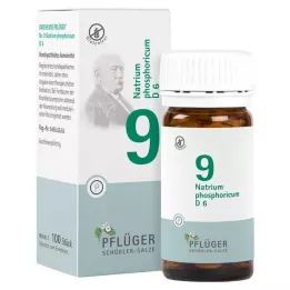 BIOCHEMIE Pflüger 9 Natrium phosphoricum D 6 tabletės, 100 vnt
