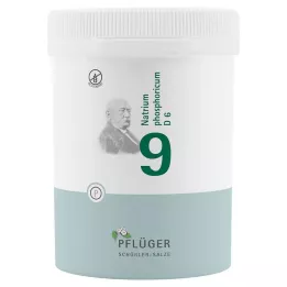 BIOCHEMIE Pflüger 9 Natrium phosphoricum D 6 tabletės, 1000 vnt