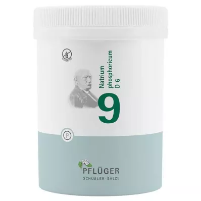 Biochemija Pflueger 9 Natrum phosphoricum D 6 tabletės, 1000 vnt Biochemija Pflueger 9 Natrum phosphoricum D 6 tabletės, 1000 vnt